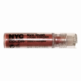 NYC (1) Tube Eye Dust Loose Powder Shimmer Shadow Roller Ball - #0152-06 Sparkling Rose 0.09 oz