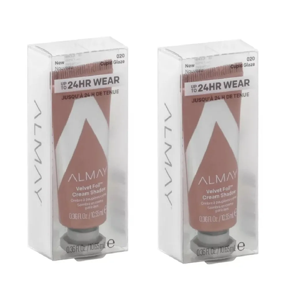 Pack of 2 Almay Velvet Foil Cream Shadow, Cupid Glaze 020