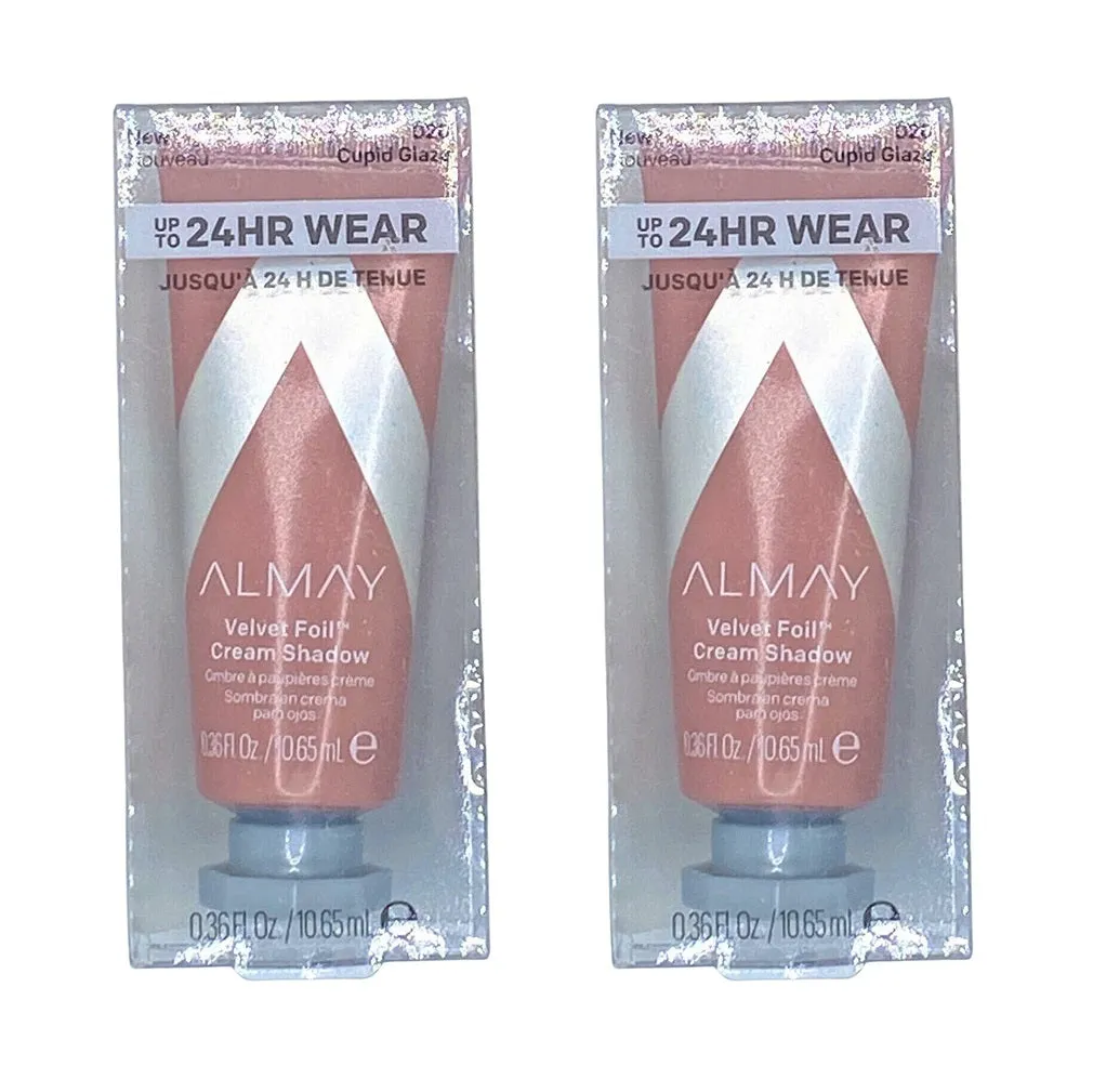Pack of 2 Almay Velvet Foil Cream Shadow, Cupid Glaze 020