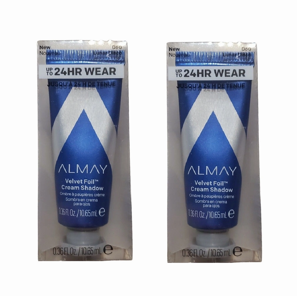 Pack of 2 Almay Velvet Foil Cream Shadow, Lunar Disco 060
