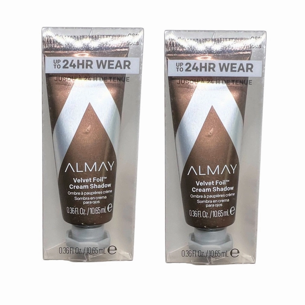 Pack of 2 Almay Velvet Foil Cream Shadow, Ouf of the Woods 080