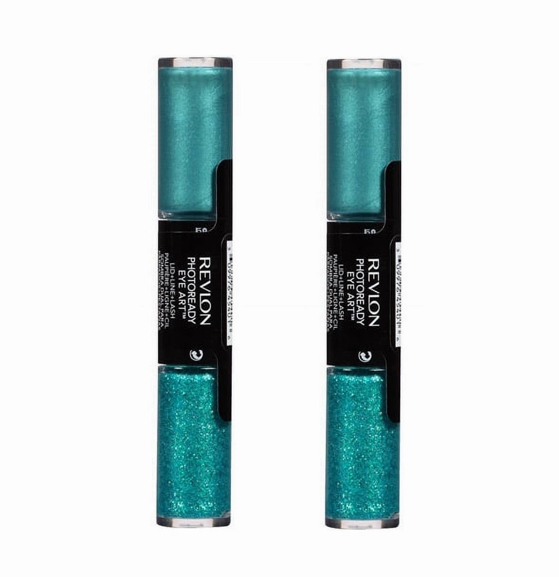 Pack of 2 Revlon PhotoReady Eye Art™ Lid   Line   Lash , Green Glimmer 010