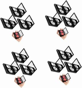 PartyKindom 3 Sets Refillable Portable Eyeshadow Boxes Empty Makeup Containers for Blush and Powder Organization Lightweight and Convenient for Travel and Daily Use with Cases and Pans