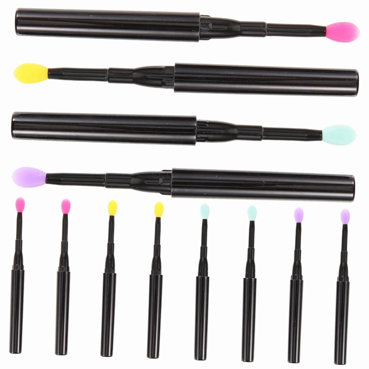 PartyKindom Silicone Lip Brush Set Includes Lip Scrubber Applicator Mask Balm Perfect for Makeup and Beauty