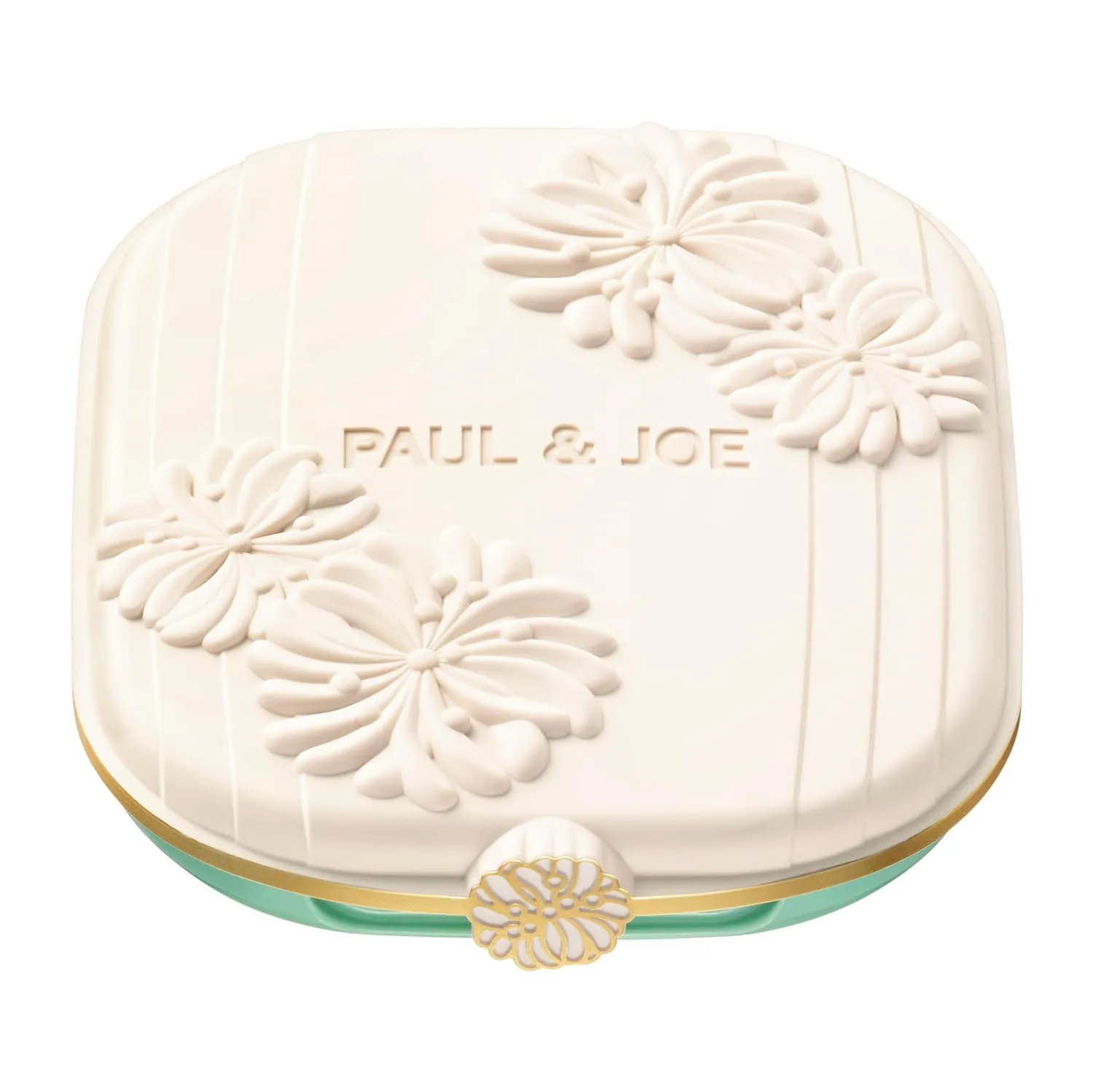 Paul & Joe Eye Color Palette 01 Café Terrace, Four Colors Powder Eye Shadows, Beige, Brown, Purple 0.14 oz