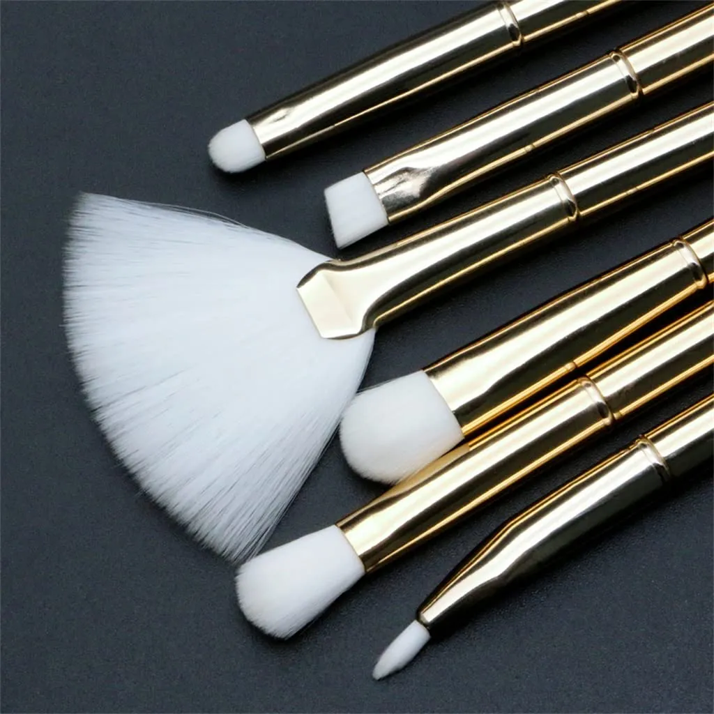 Pearlly White 13Pcs Synthetic Hair Makeup Brushes Set-Chic Beauty Tools-Foundation Powder Eyeshadow