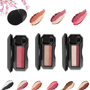 Perfect Dual Color Eyeshadow - Two Tone Lazy Eyeshadow Makeup, Highly Pigmented with Exquisite Glitters, Waterproof & Long-Lasting (#03 #04 #05)
