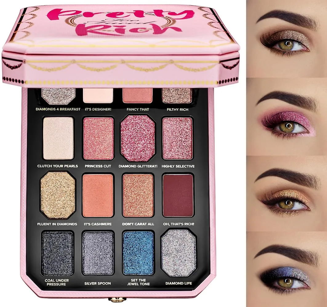 Pretty Rich Diamond Light Eye Shadow Palette -16 colors