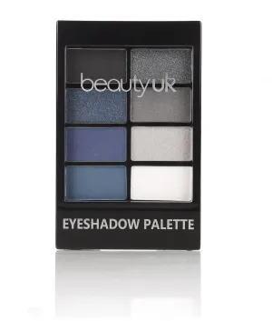 PRO HI-TECH Maximum Intensity and Long-Lasting Formula Professional Eyeshadow Palette no.6 for a Smokey Denim Look - After Dark