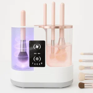 Professional Makeup Brush Cleaner, 4-in-1, Easy to Use, Makeup Brush Dryer, Ultra Violet Disinfecting