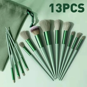 Professional 13-Piece Soft Makeup Brush Set – Perfect for Foundation, Blush & Eyeshadow