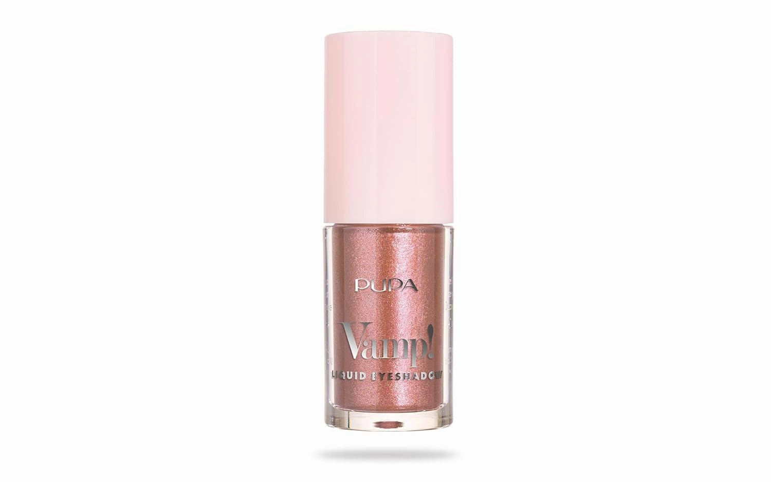 Pupa Milano Vamp! Liquid Eyeshadow - Shimmer Finish, Ultra-Adherent, and Lightweight - Ophthalmologically Tested - 004 Rose - 0.13 oz
