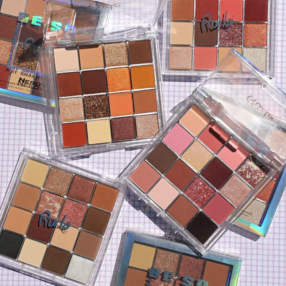 Rude Cosmetics Be Square Pressed Pigments & Shadows - Brainy