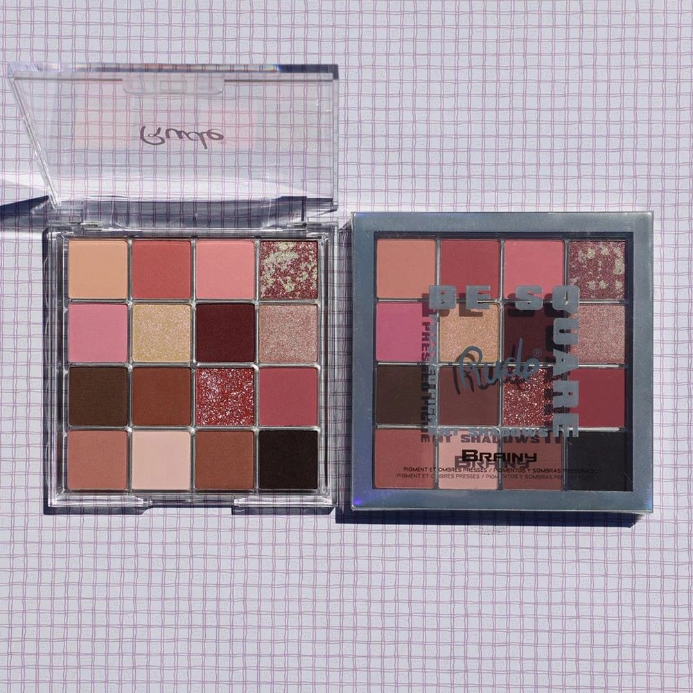 Rude Cosmetics Be Square Pressed Pigments & Shadows - Brainy