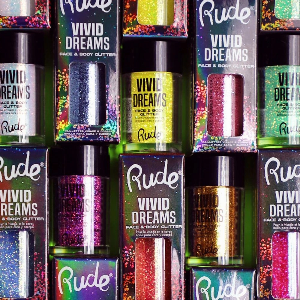 Rude Cosmetics Vivid Dreams Face & Body Glitter