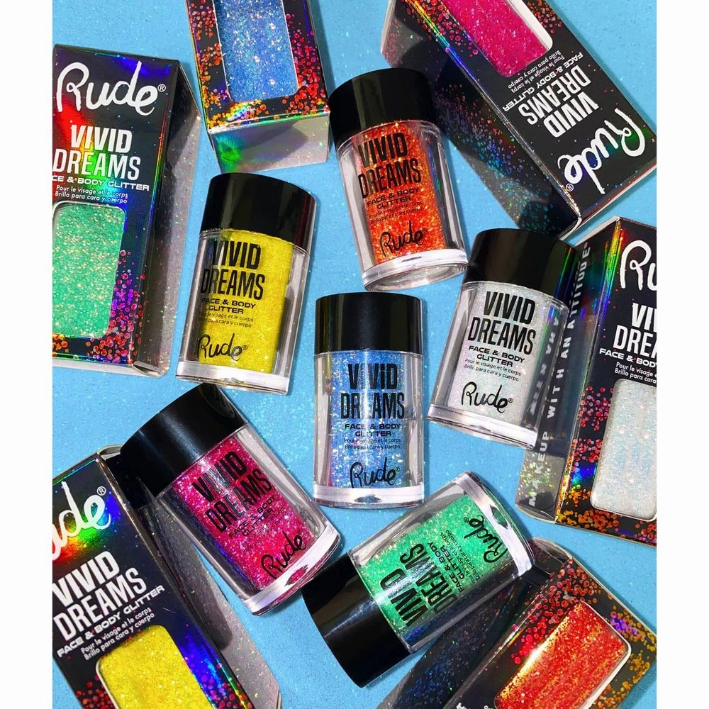 Rude Cosmetics Vivid Dreams Face & Body Glitter