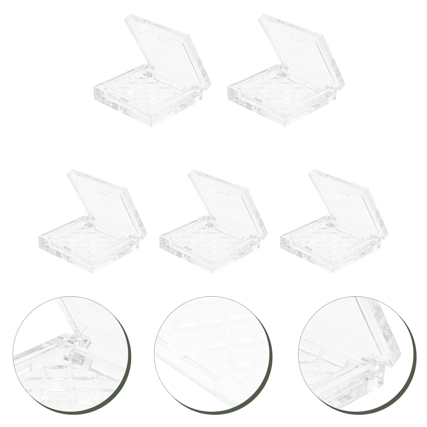 Sets Portable Skincare Containers Set Empty Lipstick Case Eyeshadow Palette for Travel Makeup Organizer Pcs