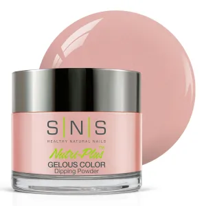 SNS Nail Dip Powder, Gelous Color Dipping Powder - Lazy Lilac (Natural, Nudes, Pink/Pastel, Shimmer) - Long-Lasting Dip Nail Color Lasts 14 Days - Low- Odor & No UV Lamp Required - 1oz