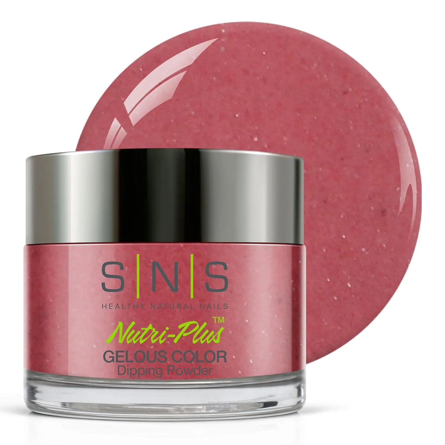 SNS Nail Dip Powder, Gelous Color Dipping Powder - Meet Me at Carneros (Pink/Mauve, Cream) - Long-Lasting Dip Nail Color Lasts 14 Days - Low-Odor & No UV Lamp Required - 1oz