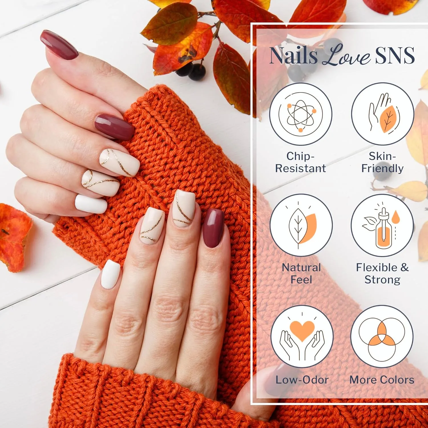 SNS Nails Dipping Powder Gelous Color - Indian Summer Collection - IS35-1oz