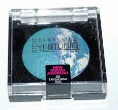 Sparkles Maybelline Eye Studio Color Pearls Marbleized Baked Eye Shadow 50 Tantalizing Teal