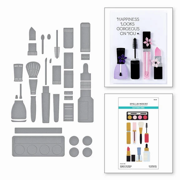 Spellbinders Gorgeous You Makeup Die Set