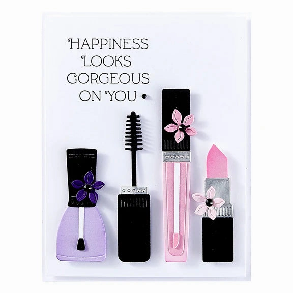 Spellbinders Gorgeous You Makeup Die Set