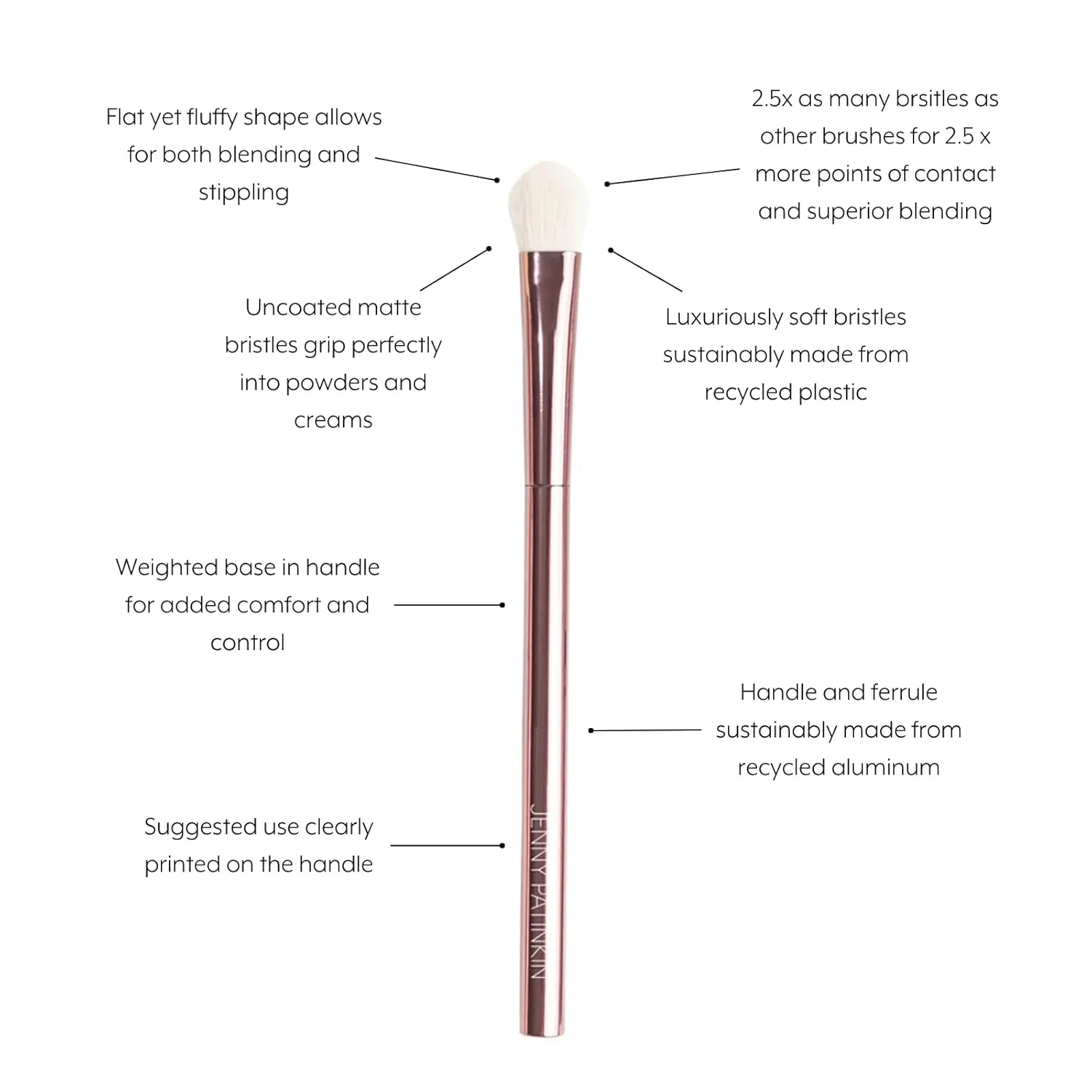 Sustainable Luxury Eyeshadow Brush L