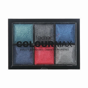 Technic Colour Max 6 Shades Baked Eyeshadow Palette - Boogie Nights