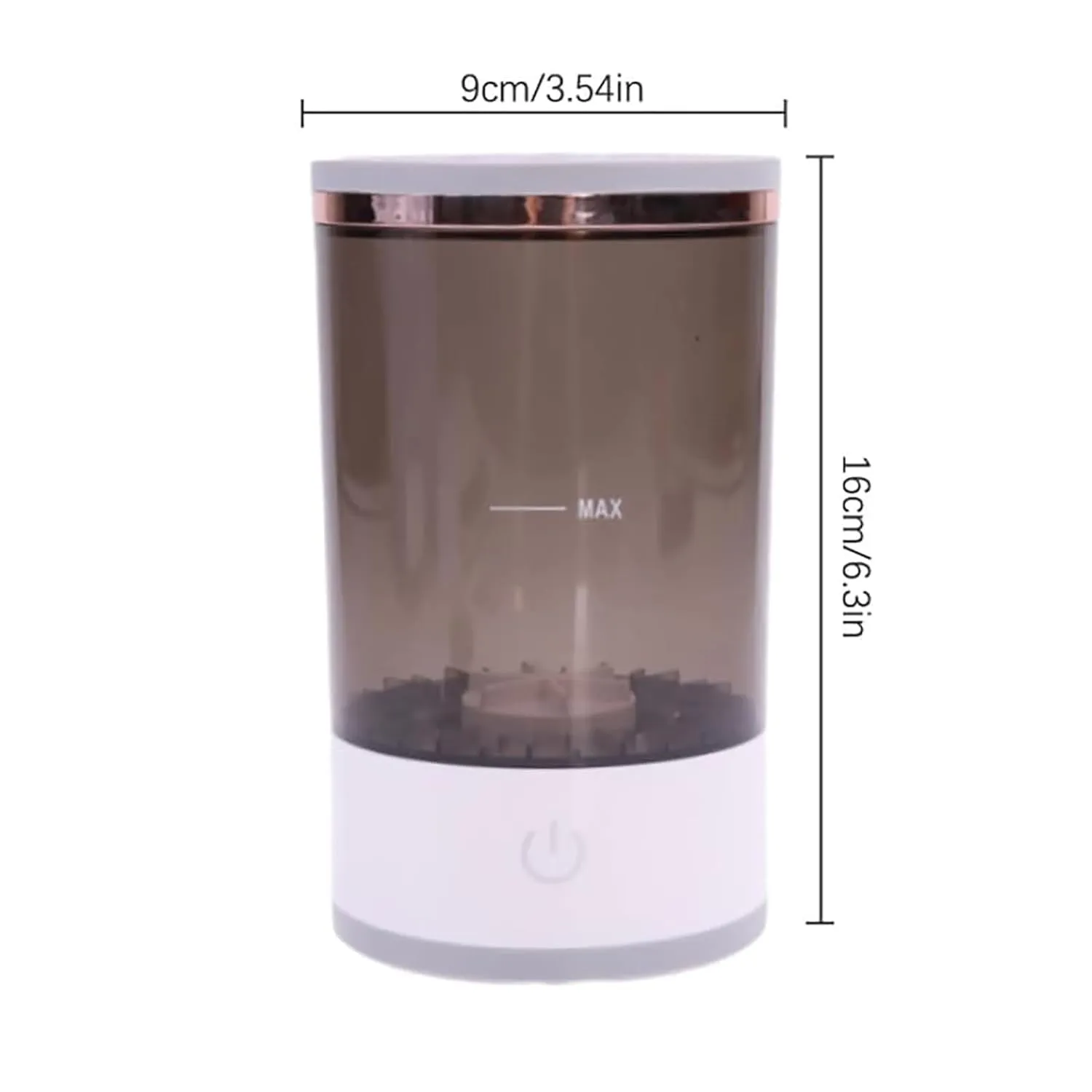 The Cozy Luna, Cozy Luna, The Cozy Luna Brush Cleaner, Cosmetic Brush Cleaner, Waterproof Automatic Makeup Brush Cleaner for Makeup Brush Set (Plug-in,Black)