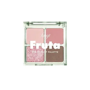 THE FACE SHOP Fruta Eyeshadow Moment Palette | Variaty Colors,Easy Blur,Compact Size | Piglet,Bring-on Berry,Pink Factory & Choco Dance | 1.2g x 4,K-Beauty