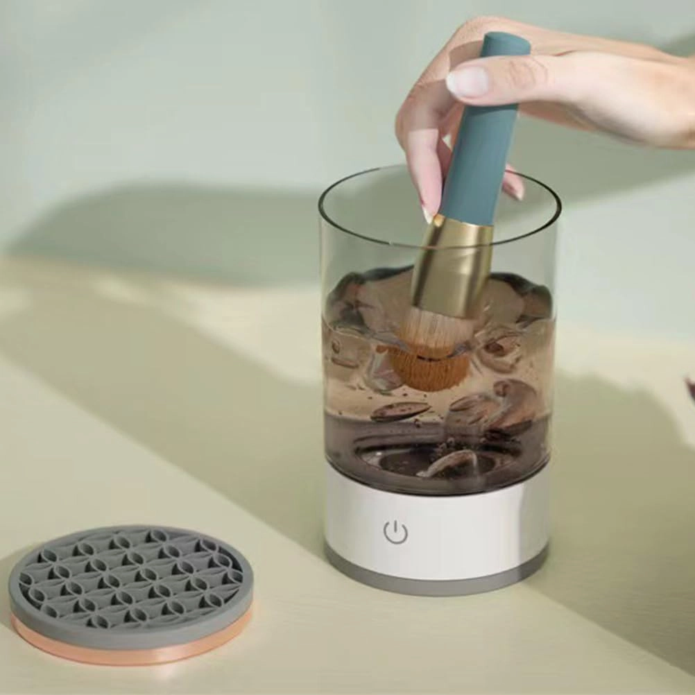 The Cozy Luna-The Cozy Luna Brush Cleaner,Cozy Luna Makeup Brush Cleaner,Make Up Brushes Cleaner Cozy Luna,Cosmetic Brush Cleaner,Brush Cleaner (White,Plug-in)