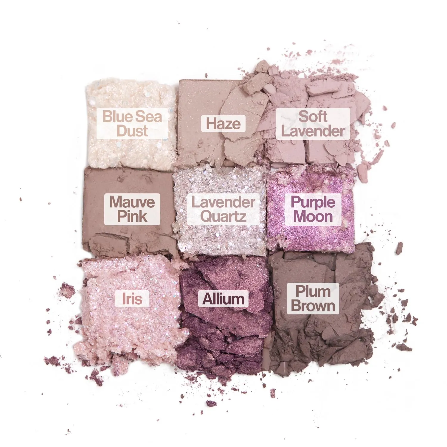 UNLEASHIA Glitterpedia Eye Palette NO.4 All of Lavender Fog