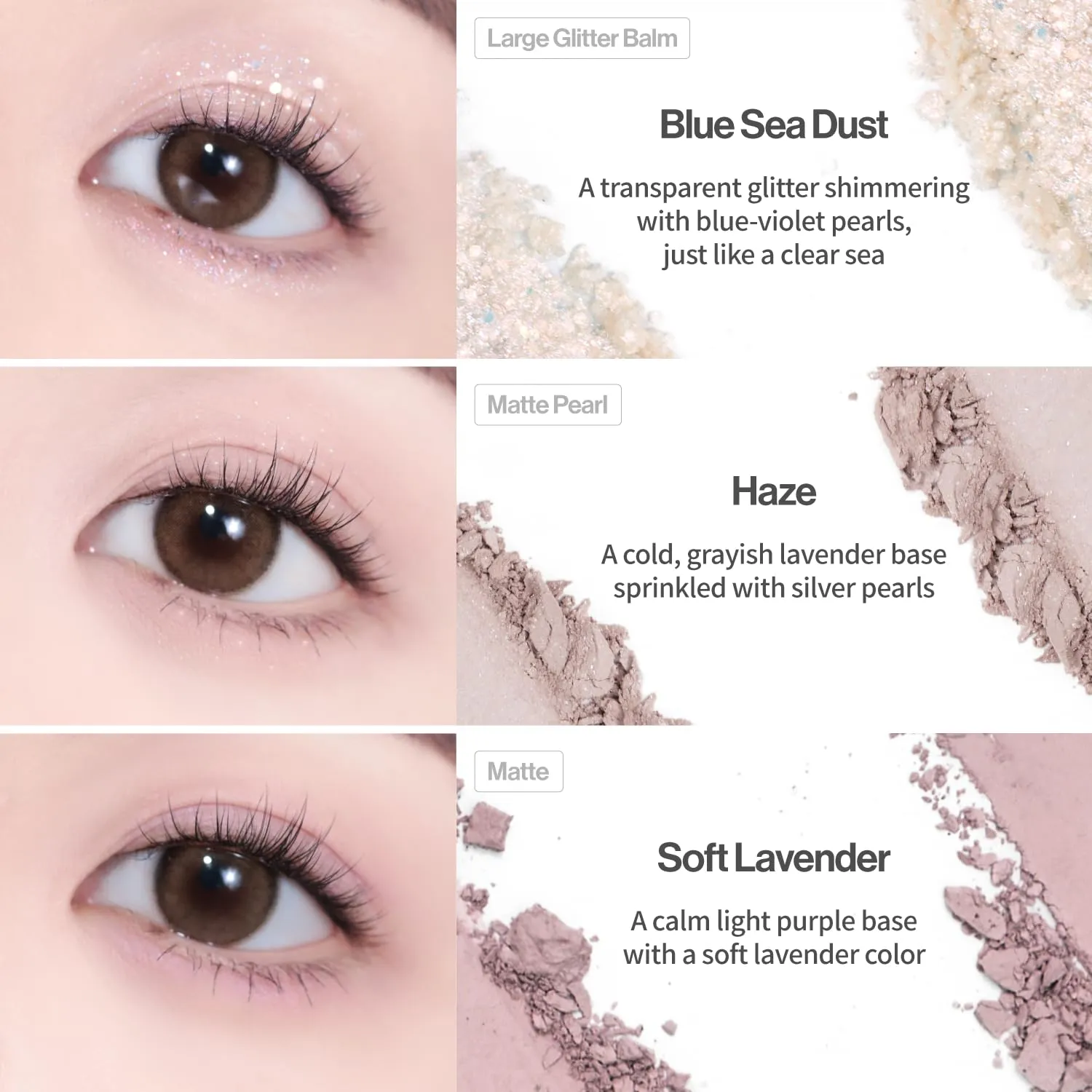 UNLEASHIA Glitterpedia Eye Palette NO.4 All of Lavender Fog