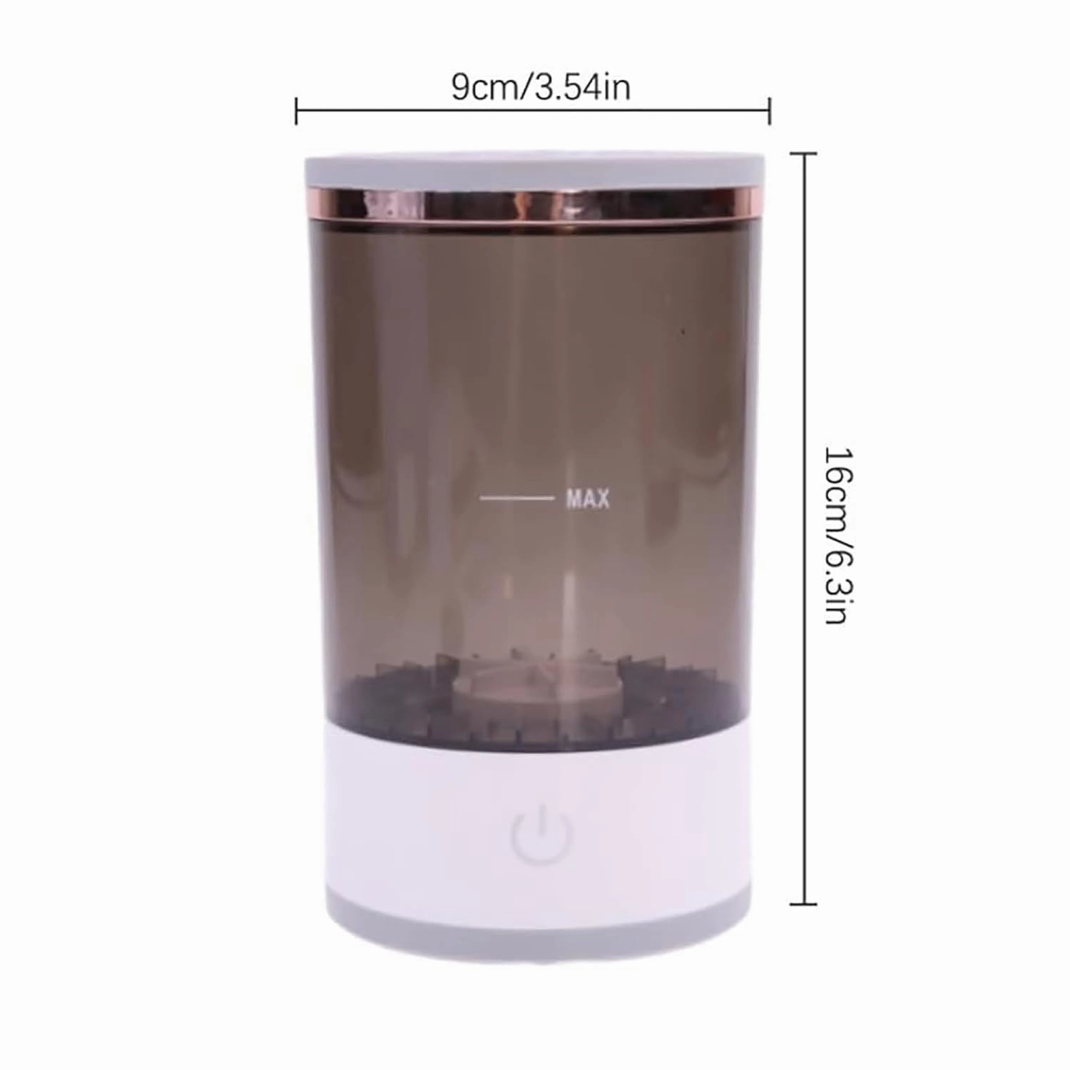 Upgraded Beauty Swirl Cosmetic Brush Cleaner, The Cozy Luna Brush Cleaner, Automatic Spinning Makeup Brush Cleaner for Deep Cleaning All Types of Brushes Set (Charging,White)