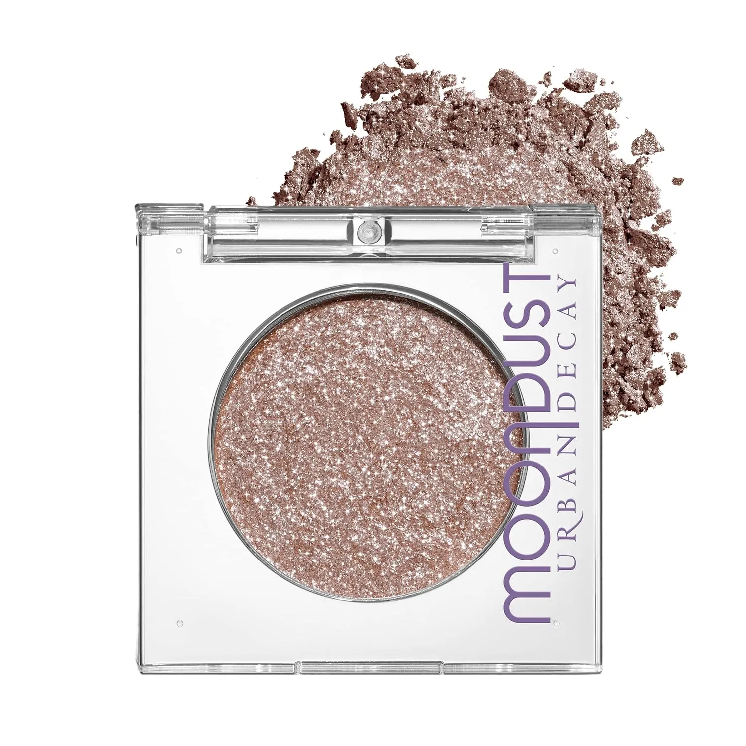 Urban Decay 24/7 Moondust Glitter Eyeshadow Single, Buildable Sparkly Eye Glitter, Long-lasting Shimmer Finish, Reflective Iridescent Eye Shadow Topper, Wet Look Effect - 0.06 oz