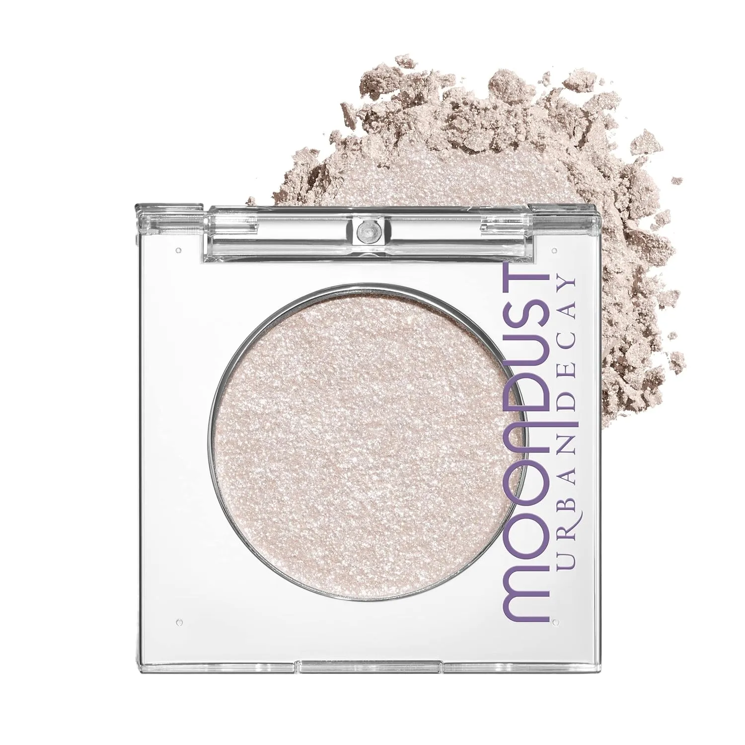 Urban Decay 24/7 Moondust Glitter Eyeshadow Single, Buildable Sparkly Eye Glitter, Long-lasting Shimmer Finish, Reflective Iridescent Eye Shadow Topper, Wet Look Effect - 0.06 oz