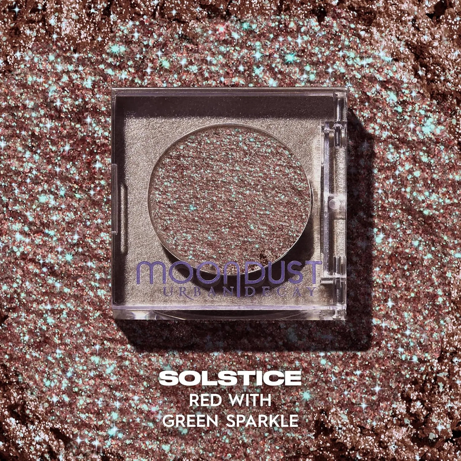 Urban Decay 24/7 Moondust Glitter Eyeshadow Single, Buildable Sparkly Eye Glitter, Long-lasting Shimmer Finish, Reflective Iridescent Eye Shadow Topper, Wet Look Effect - 0.06 oz