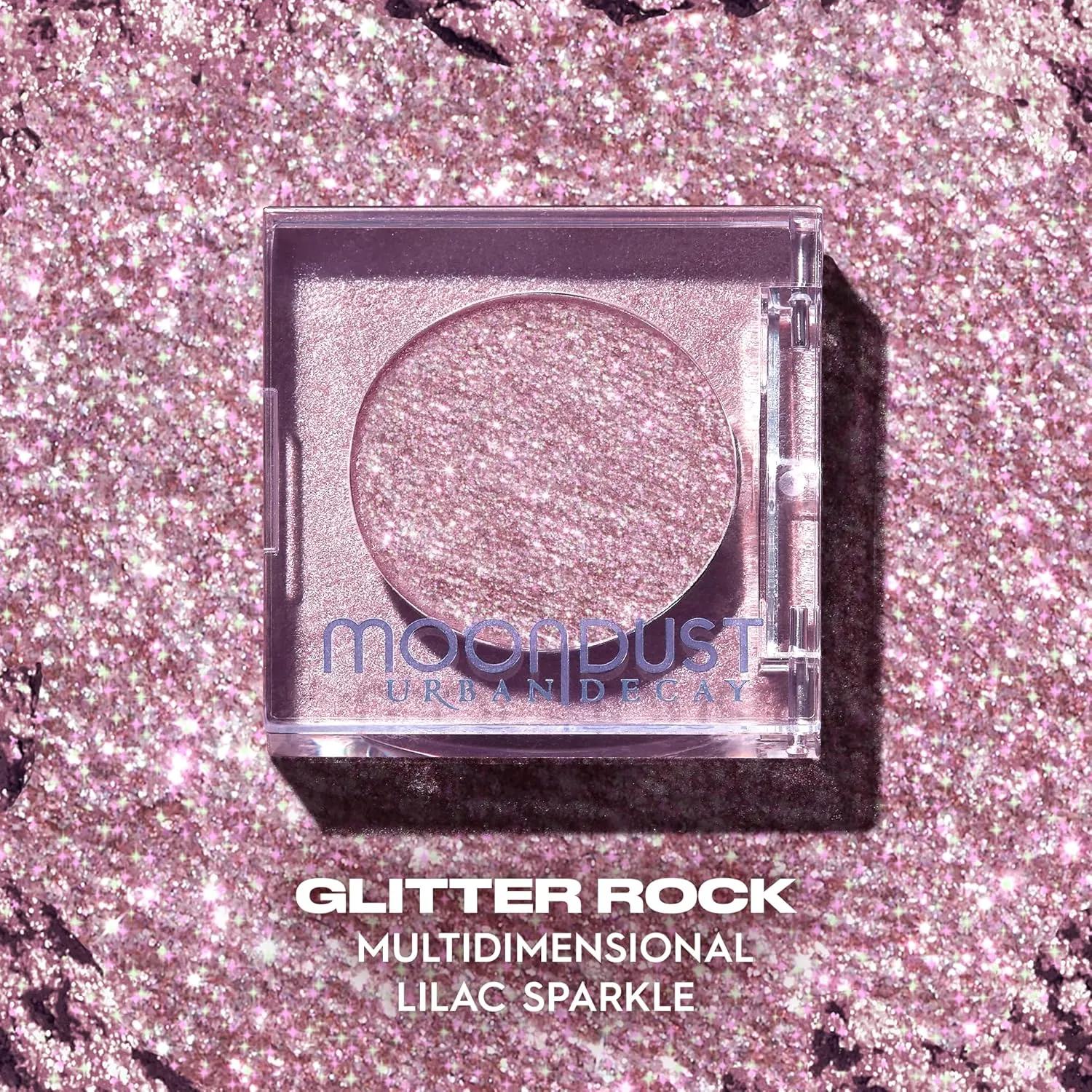 Urban Decay 24/7 Moondust Glitter Eyeshadow Single, Buildable Sparkly Eye Glitter, Long-lasting Shimmer Finish, Reflective Iridescent Eye Shadow Topper, Wet Look Effect - 0.06 oz