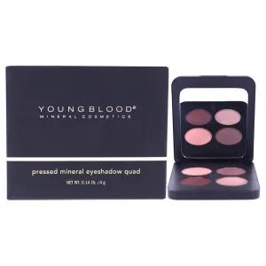 Youngblood Mineral Cosmetics Natural Pressed Mineral Quad Eyeshadow - 4 g / 14 oz (Vintage)